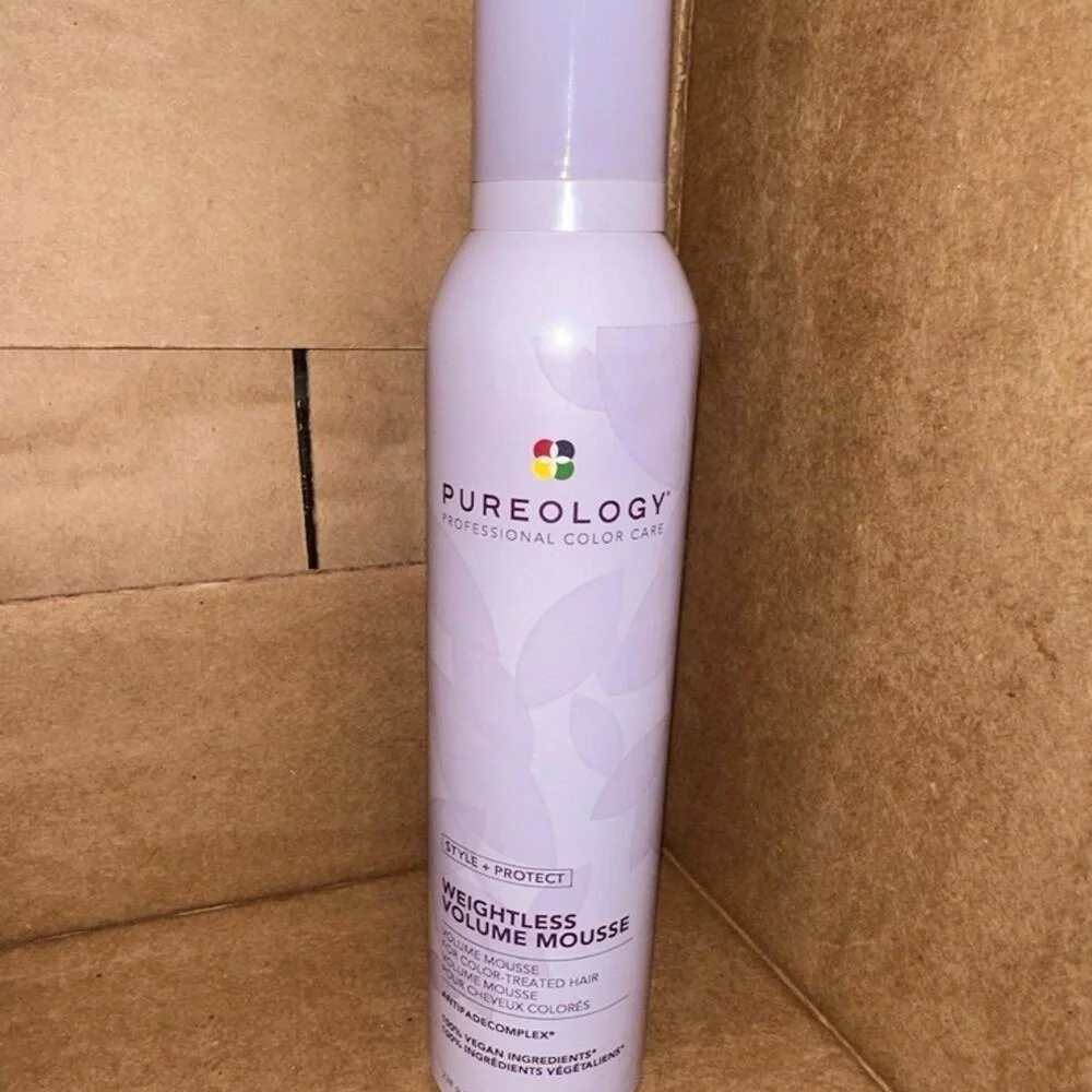 Pureology Style Protect Weightless‎ Volume Mousse Color Care Foam hair care